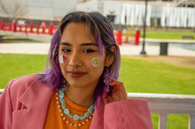 Load image into Gallery viewer, Blue Pastel Flower Necklace