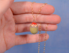 Load image into Gallery viewer, Light Olive Necklace