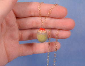 Light Olive Necklace