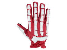 Load image into Gallery viewer, Skeletal Grip Red and White Skeleton Design Riding Glove