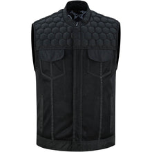 Load image into Gallery viewer, Mesh Heat Men's Black Mesh Textile Vest