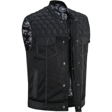 Load image into Gallery viewer, Mesh Heat Men's Black Mesh Textile Vest