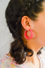 Load image into Gallery viewer, Colorful Matte Hoops