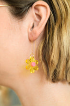 Load image into Gallery viewer, Floral Threader Earrings