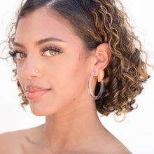 Load image into Gallery viewer, Moonglow C-Carved Stud Earrings