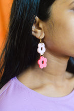 Load image into Gallery viewer, Dragon Fruit Summer Flower Earrings