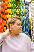 Load image into Gallery viewer, Window To Your Soul Rainbow Earrings
