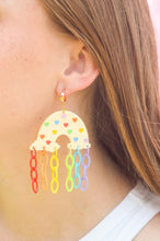 Load image into Gallery viewer, Colorful Rainbow Chain Earrings