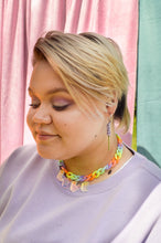 Load image into Gallery viewer, Lavender Crocheted Earrings