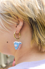 Load image into Gallery viewer, Slice of Cotton Candy Cake Earrings