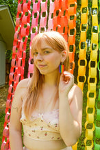 Load image into Gallery viewer, Crocheted Rainbow Earrings