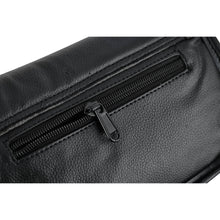 Load image into Gallery viewer, Women's Black Construction Leather Purse/Shoulder Bag