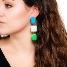Load image into Gallery viewer, Coastal Summer Retro Statement Earrings
