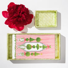 Load image into Gallery viewer, Capiz trays, sage green, set of two 