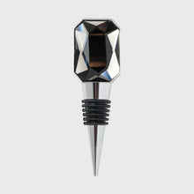 Load image into Gallery viewer, Single gem wine stopper, dark crystal