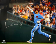 Load image into Gallery viewer, Darick Hall Runs The Bases Philadelphia Phillies Autographed Baseball Photo