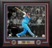Load image into Gallery viewer, Darick Hall First Home Run Philadelphia Phillies Autographed Framed Baseball Photo
