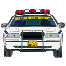 Load image into Gallery viewer, DL11-02 Mayor Bill DeBlasio Clown Car Circus Challenge Coin NYPD Police Thin Blue Line
