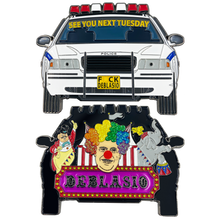 Load image into Gallery viewer, DL11-02 Mayor Bill DeBlasio Clown Car Circus Challenge Coin NYPD Police Thin Blue Line