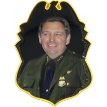 Load image into Gallery viewer, EL9-002A Florida Governor Ron DeSantis Airlines Border Patrol Challenge Coin