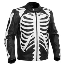 Load image into Gallery viewer, Skull Sprint Men’s Leather Jacket