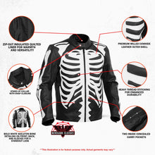 Load image into Gallery viewer, Skull Sprint Men’s Leather Jacket