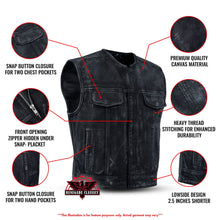 Load image into Gallery viewer, Dune Rider - Lowcut Blaze Men's Canvas Vest