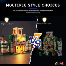 Load image into Gallery viewer, The LEGO Iron Golem Fortress #21250 Light Kit