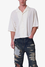 Load image into Gallery viewer, Diamond Knit Shirt - Off White