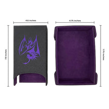 Load image into Gallery viewer, Dice Tray / Tower Bundle: Purple Dragon