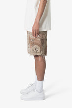 Load image into Gallery viewer, Distressed Cargo Shorts - Desert Camo