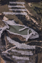 Load image into Gallery viewer, Distressed Cargo Shorts - Forest Camo