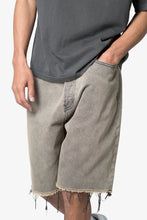 Load image into Gallery viewer, Distressed Mineral Denim Shorts - Brown