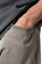 Load image into Gallery viewer, Distressed Mineral Denim Shorts - Brown