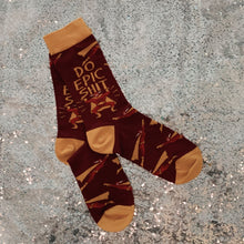 Load image into Gallery viewer, Do Epic Shit Socks | Superhero Illustration Funny Crew Socks