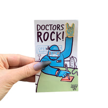 Load image into Gallery viewer, Doctors Rock Gloved Hand Enamel Pin