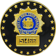 Load image into Gallery viewer, BL4-004 Blue Bloods NYPD Detective Daniel Reagan Police Officer Donnie Wahlberg Challenge Coin