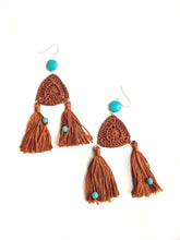 Load image into Gallery viewer, Double Tassel Earrings