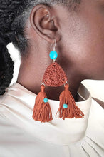 Load image into Gallery viewer, Double Tassel Earrings