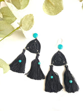 Load image into Gallery viewer, Double Tassel Earrings