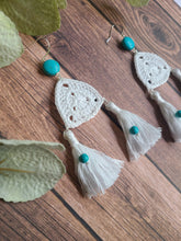 Load image into Gallery viewer, Double Tassel Earrings