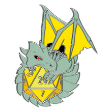 Load image into Gallery viewer, Dracolich - Hard Enamel Adventure Dice Pin Metal by Norse Foundry