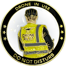 Load image into Gallery viewer, EL12-017 UAS FAA Commercial Drone Pilot Wings Operator Vest Challenge Coin