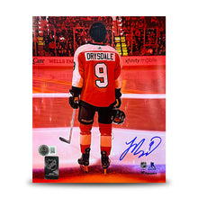 Load image into Gallery viewer, Jamie Drysdale Orange Spotlight Philadelphia Flyers Autographed 8" x 10" Hockey Photo
