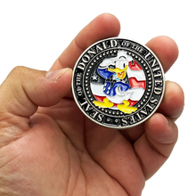 Load image into Gallery viewer, BL7-001 Donald Trump Duck Challenge Coin President MAGA 45