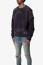 Load image into Gallery viewer, Dug Up Distressed Sweater - Charcoal Grey