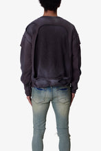 Load image into Gallery viewer, Dug Up Distressed Sweater - Charcoal Grey