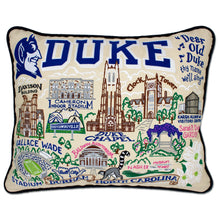 Load image into Gallery viewer, Duke University Collegiate Embroidered Pillow by CatStudio
