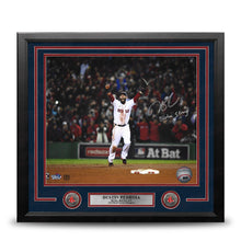 Load image into Gallery viewer, Dustin Pedroia 2013 World Series Boston Red Sox Autographed 16x20 Framed Photo - Boston Strong