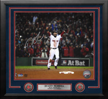 Load image into Gallery viewer, Dustin Pedroia 2013 World Series Celebration Boston Red Sox Autographed 11x14 Framed Baseball Photo